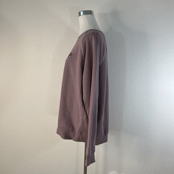 FILA Womens French Terry Long Sleeve Crew Neck Sweatshirt XXL Purple NWT - Picture 3 of 13